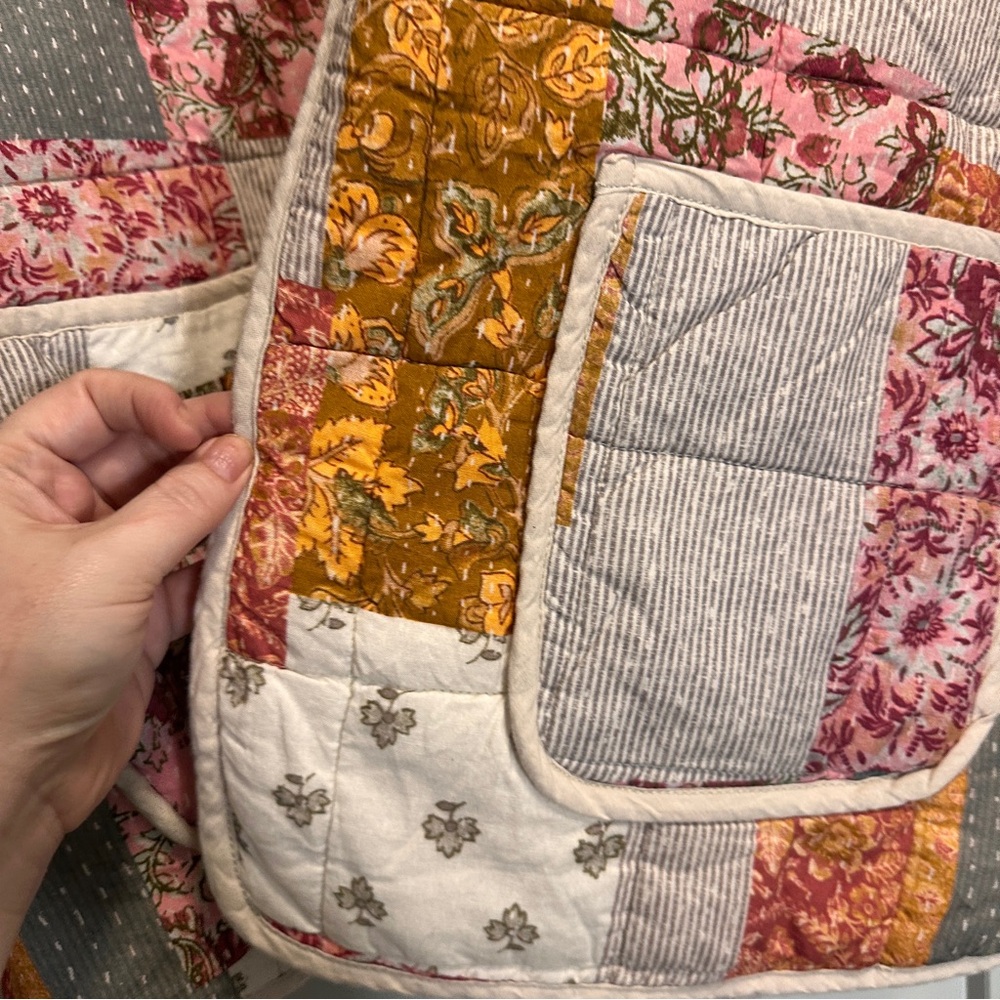 Free People patchwork jacket - Picture 2 of 5